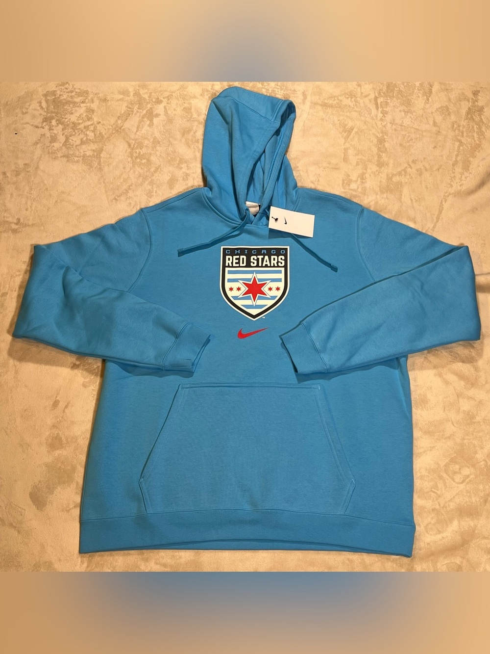 Nike Chicago Red Stars Blue Hooded Sweatshirt